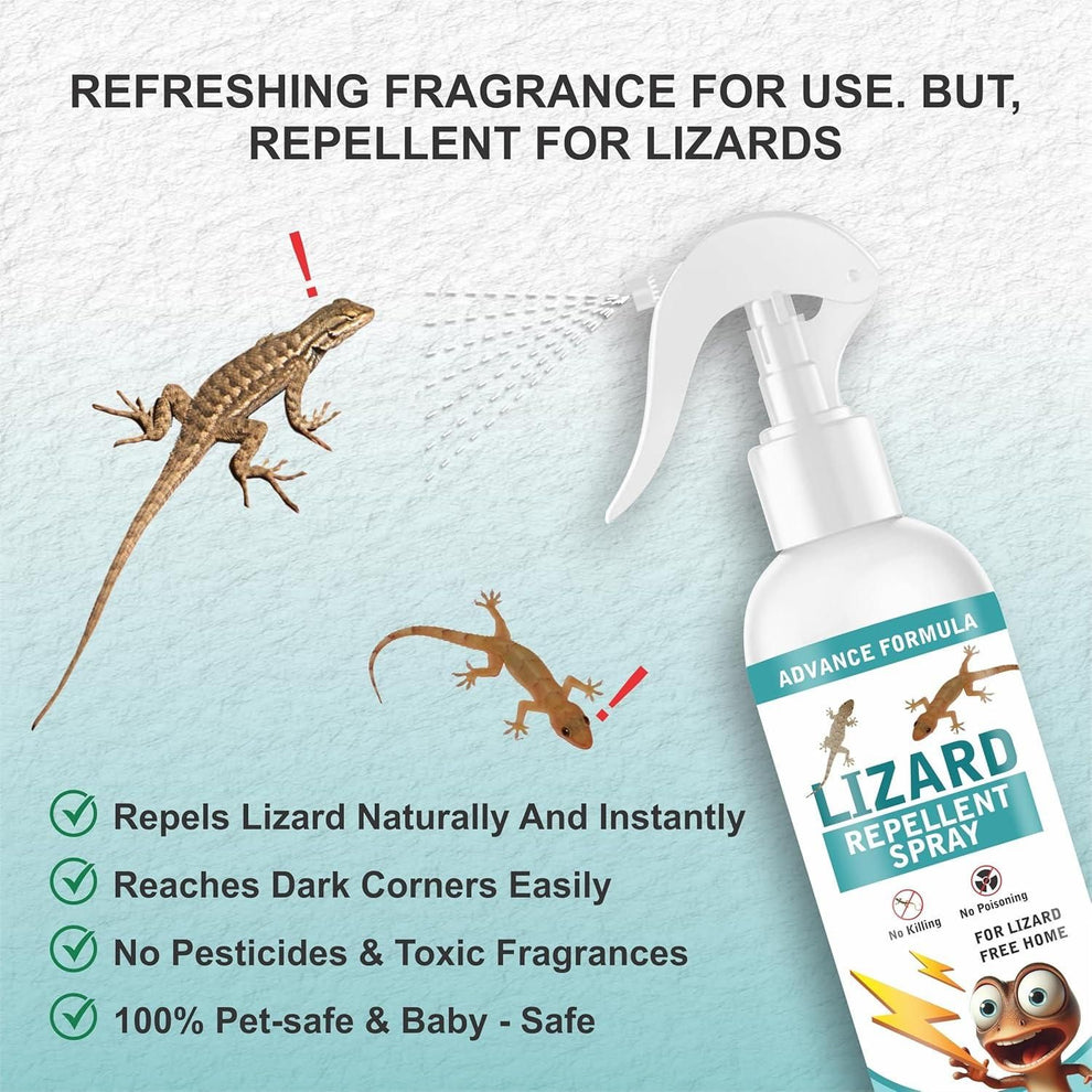 Lizard Repellent Spray - Protect your home from Pest, mite & insects ( Pack Of 3 )