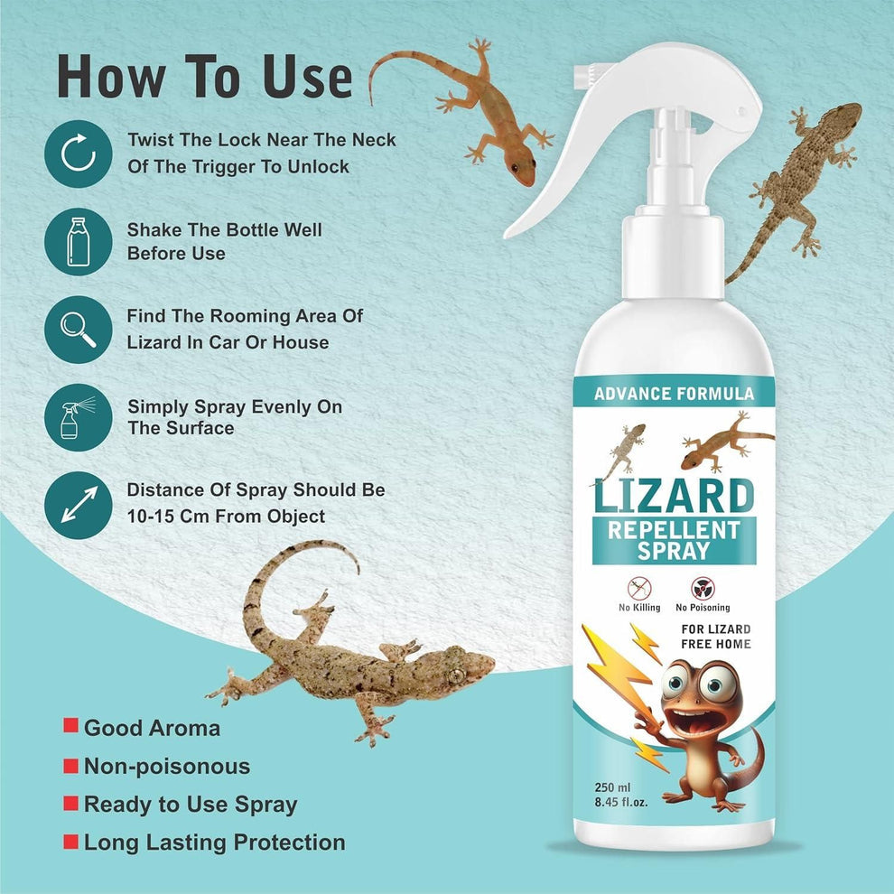 Lizard Repellent Spray - Protect your home from Pest, mite & insects ( Pack Of 3 )
