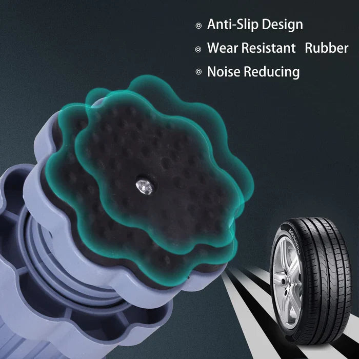 IndiaKART™️ Washing Machine Adjustable Height Footpads (Pack of 4) – Anti-Vibration Pads for Noise Reduction and Appliance Stability