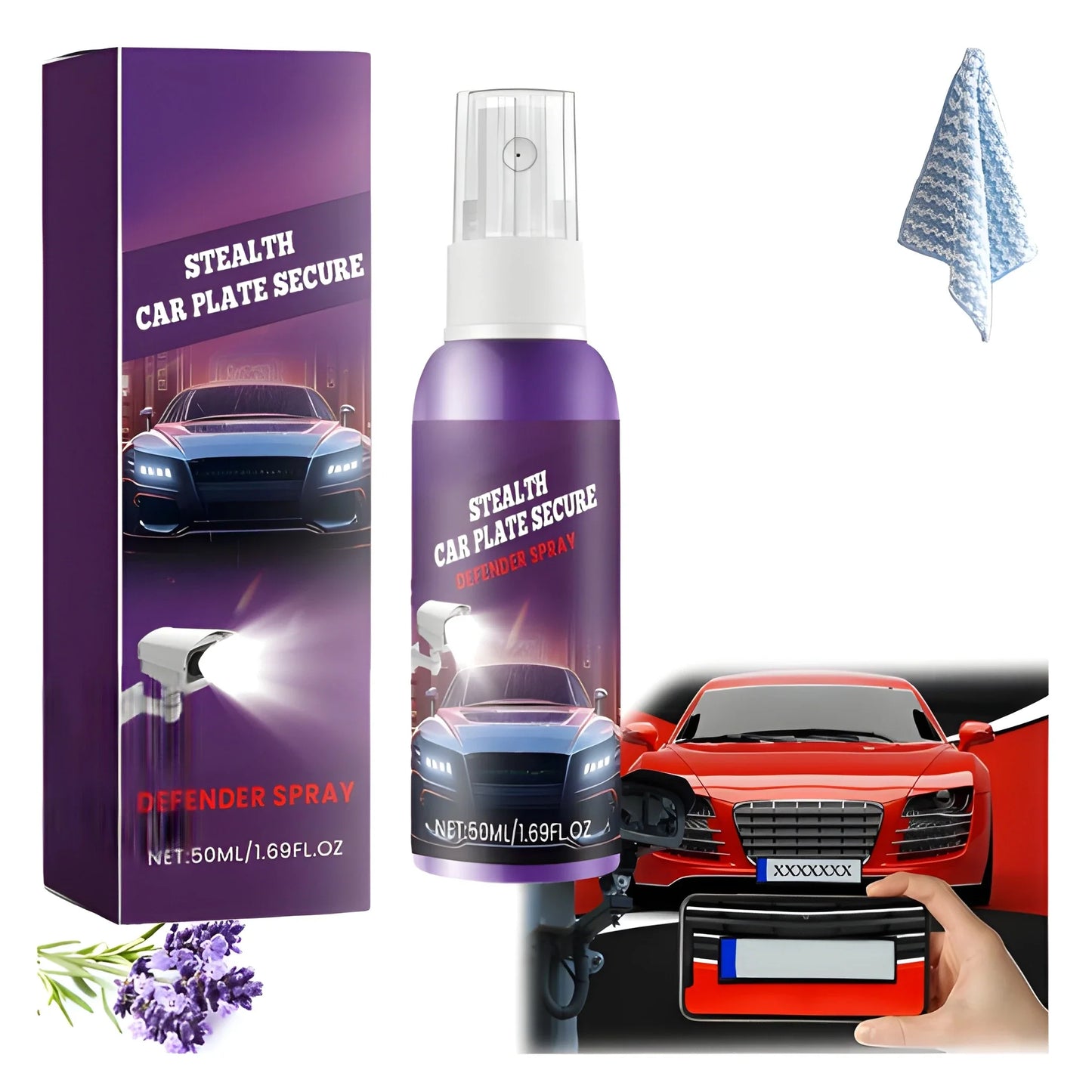 Stealth Car Plate Secure 50Ml (Pack of 2)