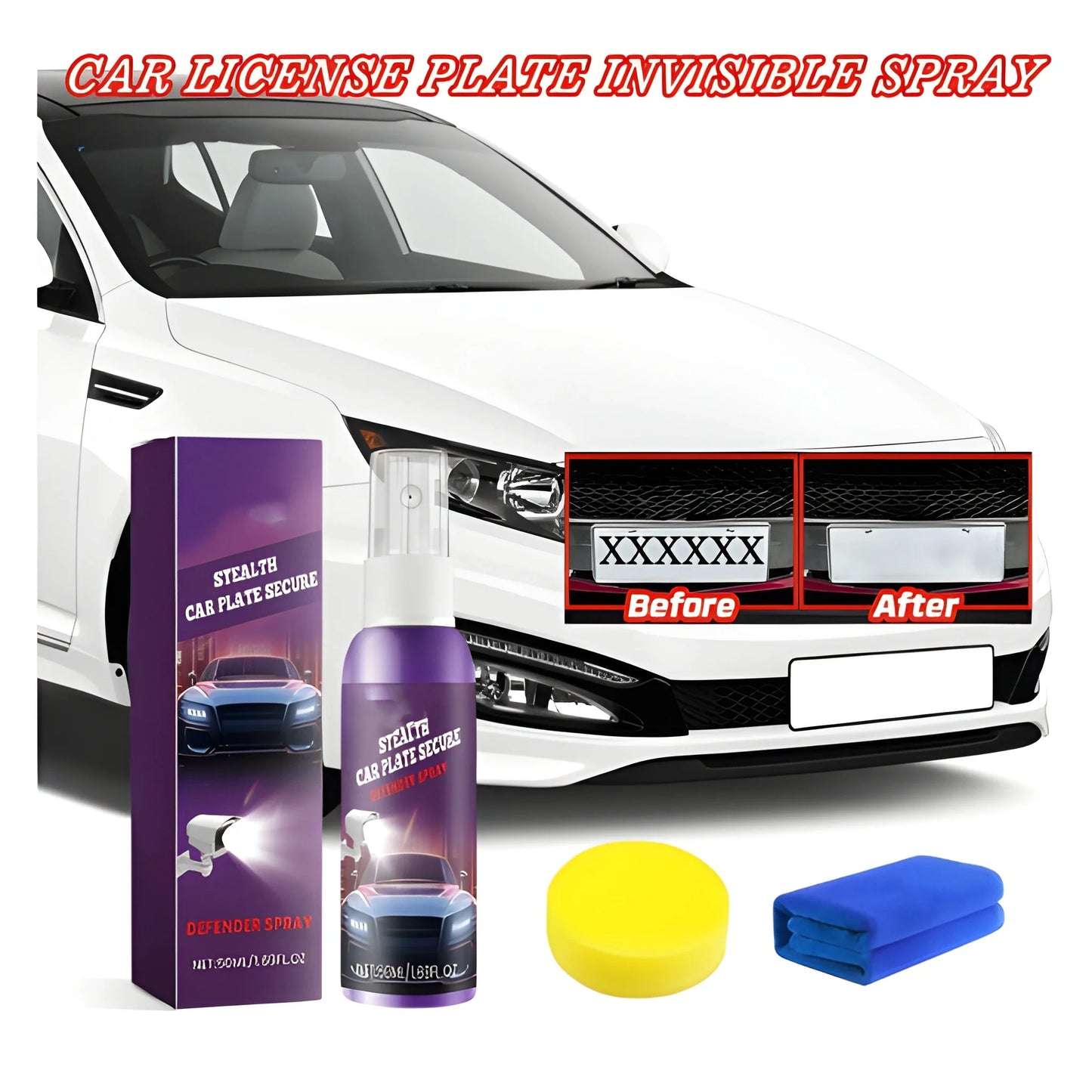 Stealth Car Plate Secure 50Ml (Pack of 2)