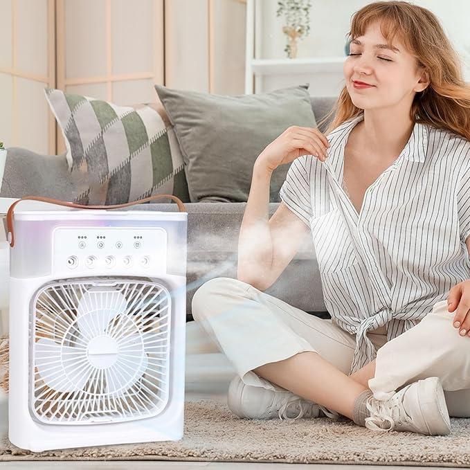 USB Electric Air Cooler Fan – Compact Cooling, Anywhere You Need It!
