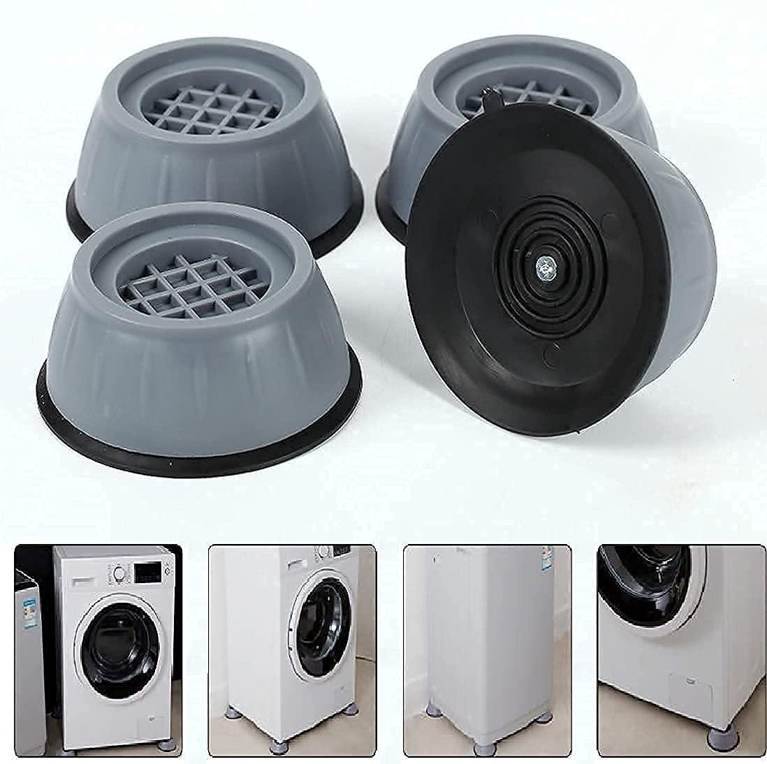 IndiaKART™️ Washing Machine Adjustable Height Footpads (Pack of 4) – Anti-Vibration Pads for Noise Reduction and Appliance Stability
