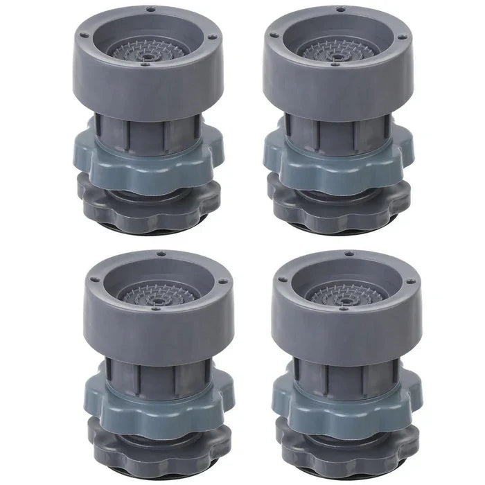 IndiaKART™️ Washing Machine Adjustable Height Footpads (Pack of 4) – Anti-Vibration Pads for Noise Reduction and Appliance Stability