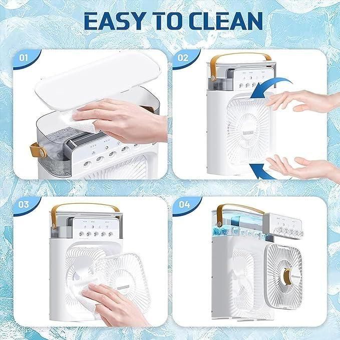 USB Electric Air Cooler Fan – Compact Cooling, Anywhere You Need It!