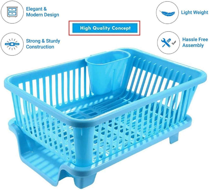 3 in 1 Kitchen Dish Drainer
