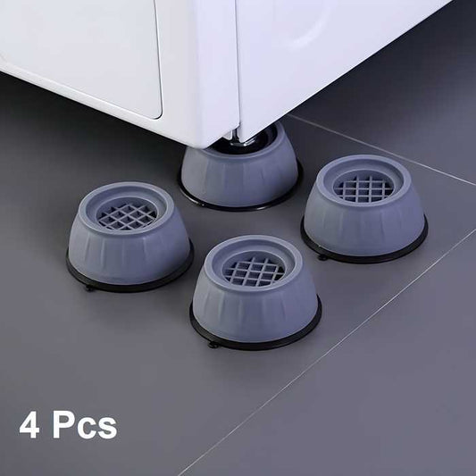 IndiaKART™️ Washing Machine Adjustable Height Footpads (Pack of 4) – Anti-Vibration Pads for Noise Reduction and Appliance Stability