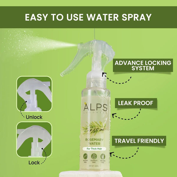 Rosemary Water, Hair Spray For Regrowth (Pack of 3)