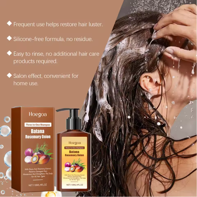 Batana Rosemarry Onion Shampoo (Buy 1 Get 1 Free)