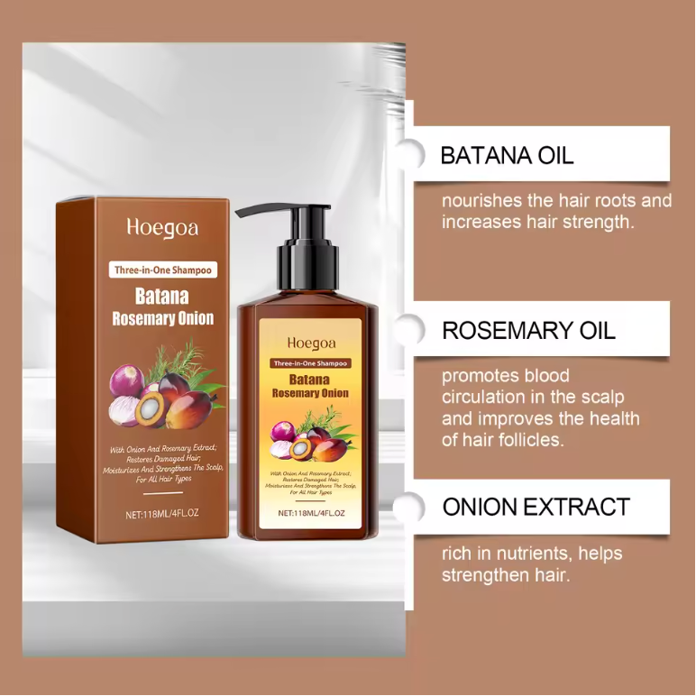 Batana Rosemarry Onion Shampoo (Buy 1 Get 1 Free)
