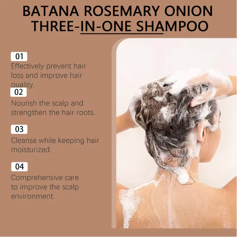 Batana Rosemarry Onion Shampoo (Buy 1 Get 1 Free)