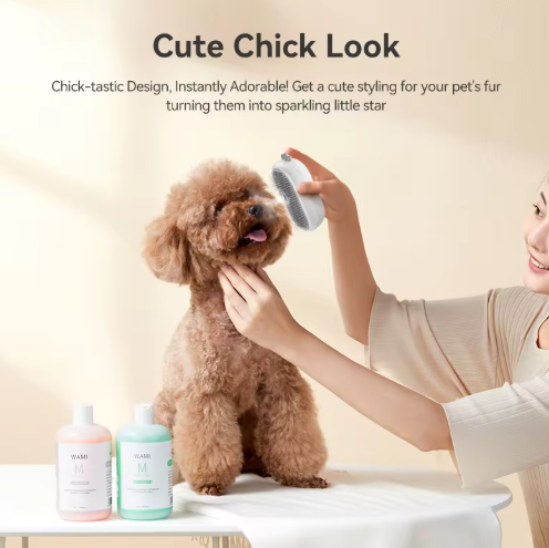 Steam Pet Brush for Pet Bathing