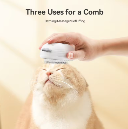 Steam Pet Brush for Pet Bathing