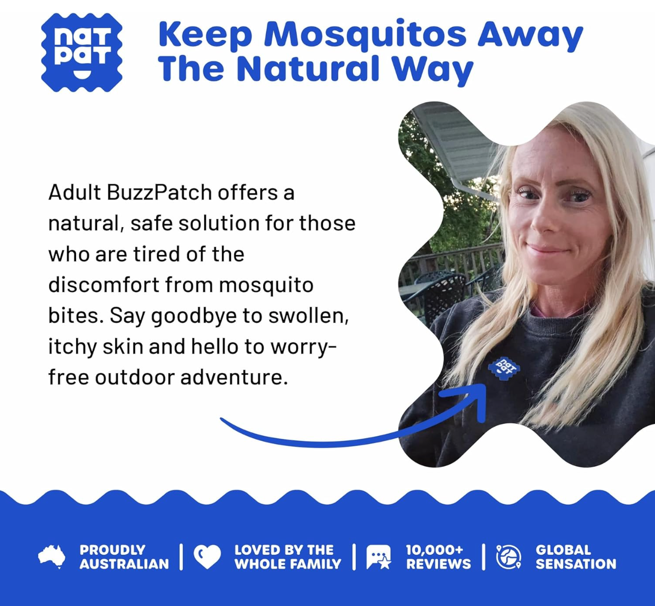 Nat Pat Mosquito Repellent Patches (Pack of 24)