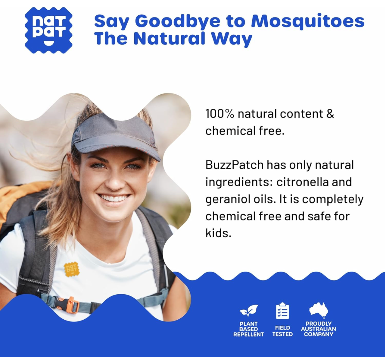 Nat Pat Mosquito Repellent Patches (Pack of 24)